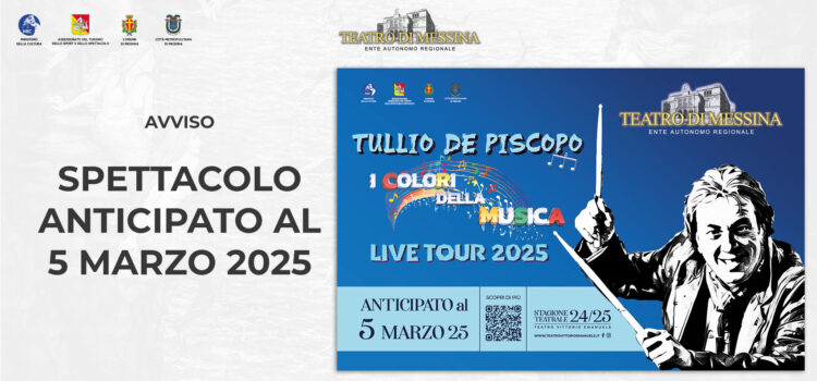 Aggiornamento nuova data di “Tullio De Piscopo – I colori della musica – Live tour”